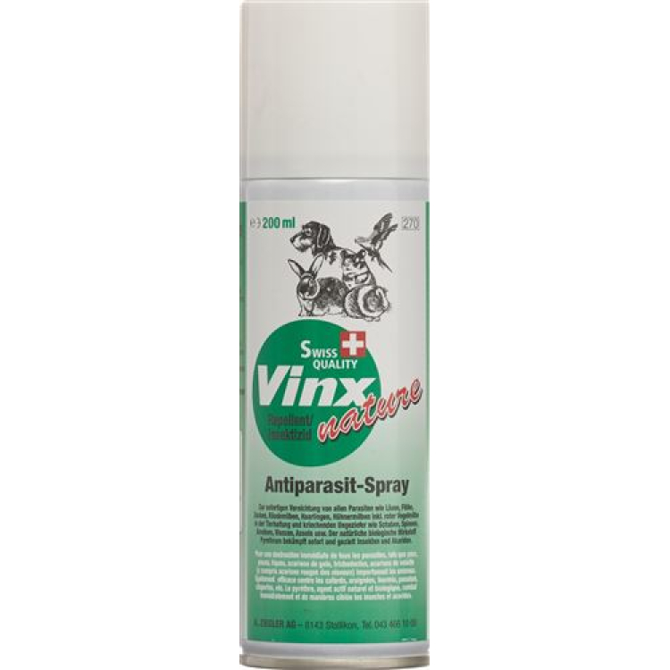 VINX NATURE Antiparasite Spray smådyr 200 ml