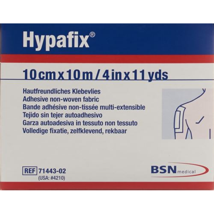 Hypafix залепващ флийс ролка 10 см х 10 м