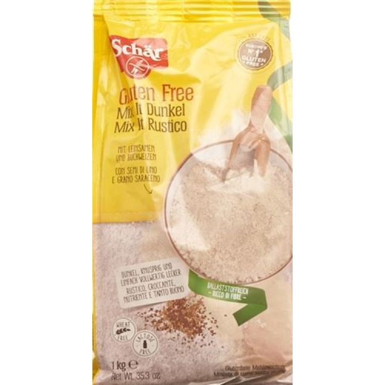 Schär Mix det mørk glutenfri 1 kg