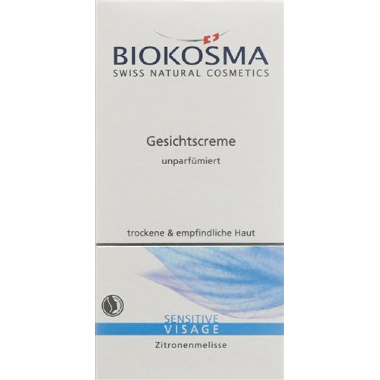 Biokosma Sensitive სახის კრემი 50 მლ