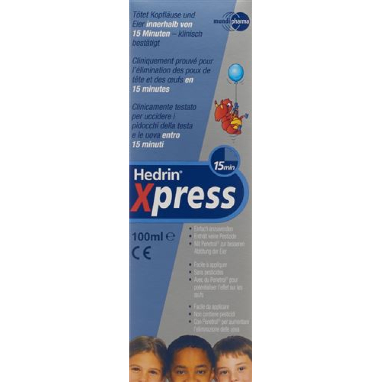 Hedrin Xpress gel Fl 100 ml