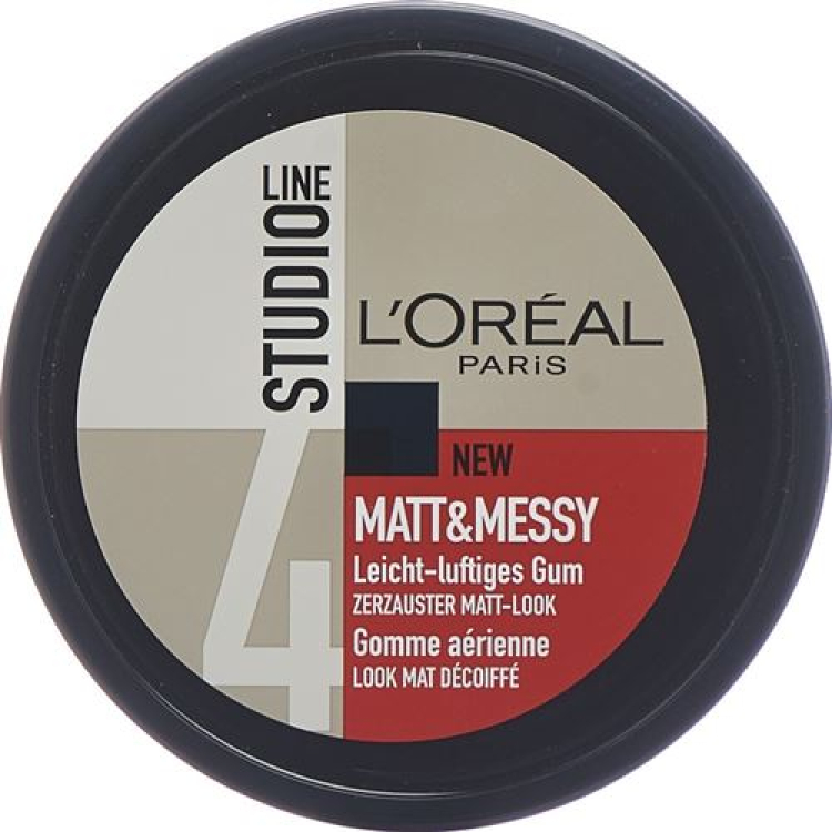 Studio Line Matt & Messy permen karet ringan dan lapang 150 ml