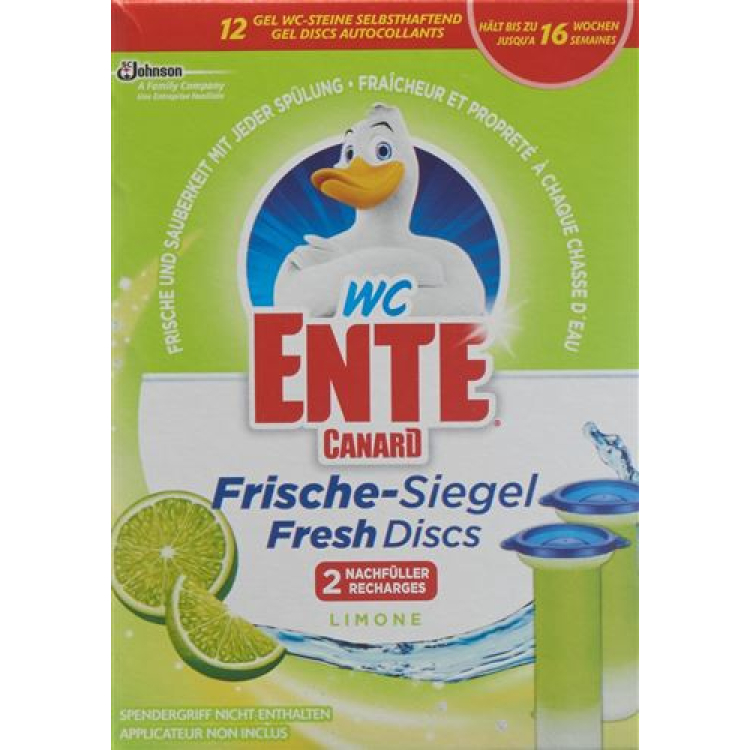 WC-ENTE Fresh Seal utántöltő citrom 2 x 36 ml