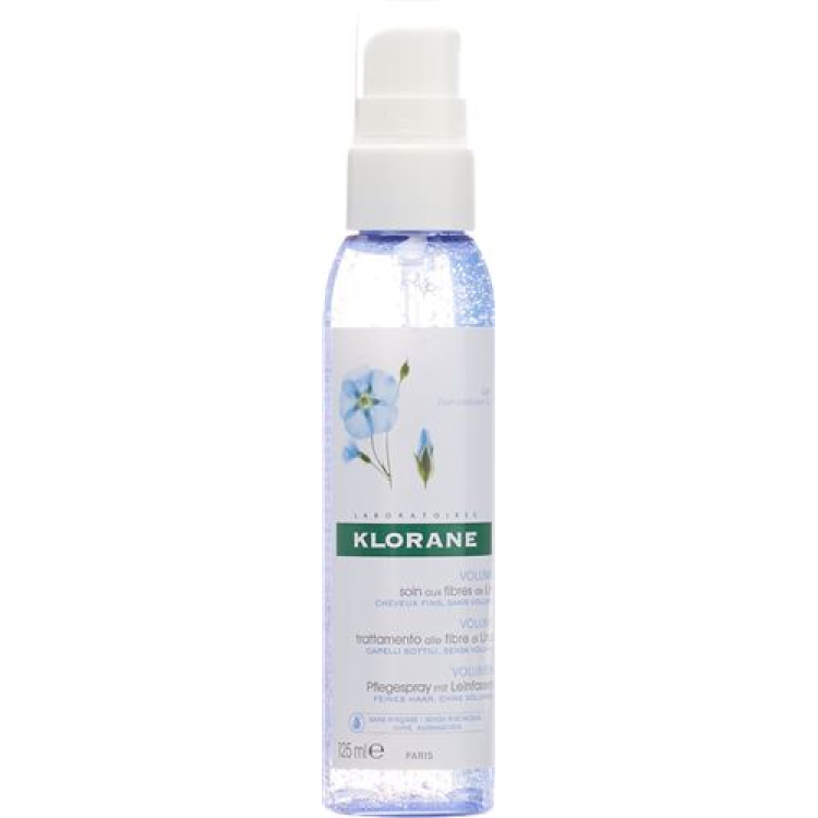 Klorane Linų sėmenų pluošto tūrio purškiklis 125 ml