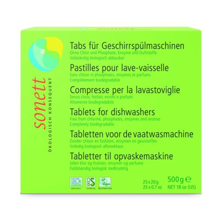 Sonnet vaatwastabletten 25 x 20 gr