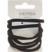 Ластик за коса Herba 5.6см черен 6 бр