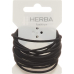 Резинка для волос Herba 4,2см черная 16 шт.