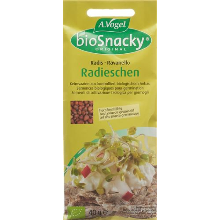 Ekologiškos ridikėlių sėklos Vogel Biosnacky 40 g