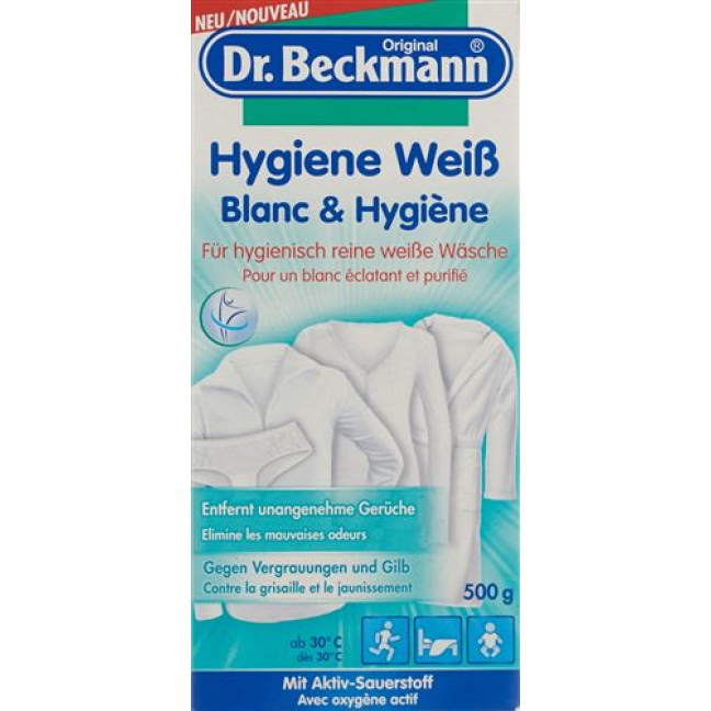 Dr Beckmann Hygiene Hvid 500 g