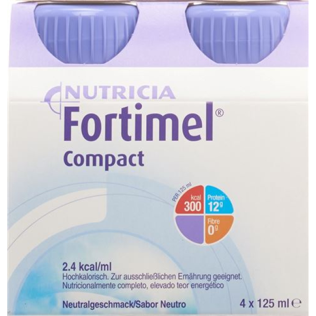 Fortimel Compact Neutral 4 ដប 125 មីលីលីត្រ
