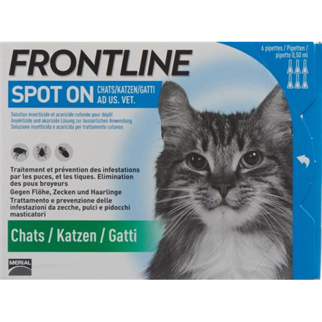 Frontline Spot On Katze Liste D 3 x 0.5 ml