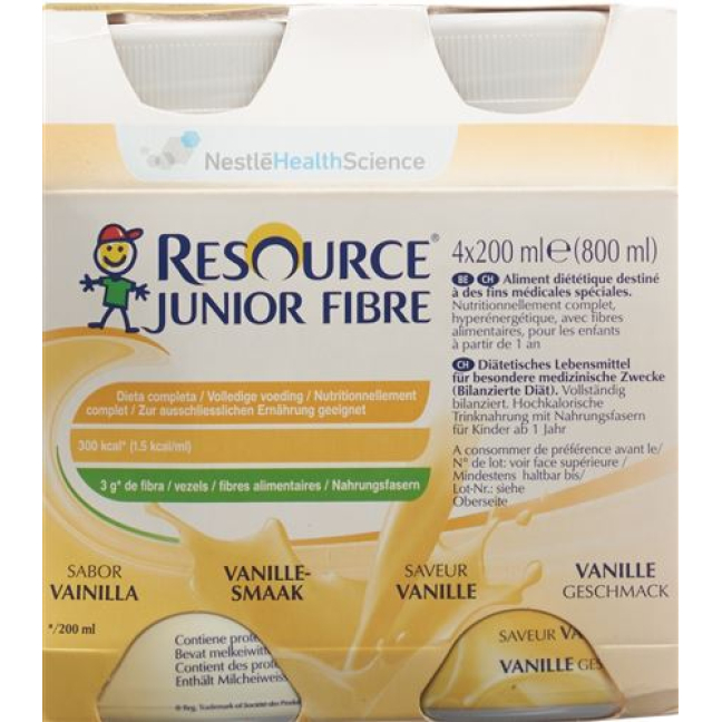 Resource Junior Fiber Vanilla 4 Fl 200 մլ