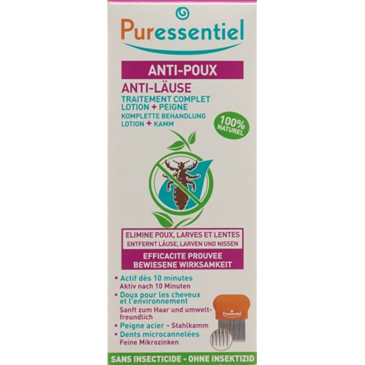 Puressentiel Anti-Lice Lotion with Comb 100 ml