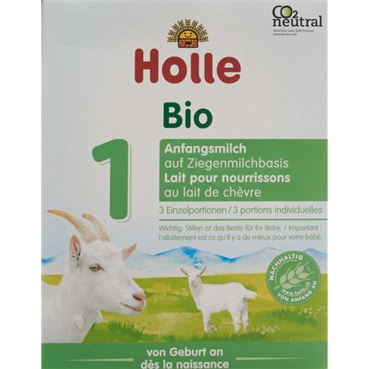 Holle Anfangsmilch 1 auf Ziegenmilchbasis Bio Probe 60 g