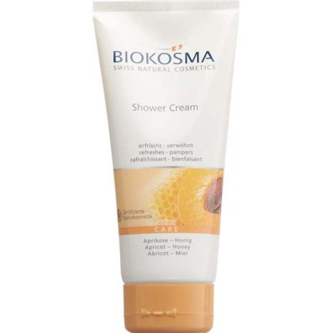 Buy Biokosma Shower Cream apricot Honey 200 ml - Beeovita, Healthy Products from Switzerland