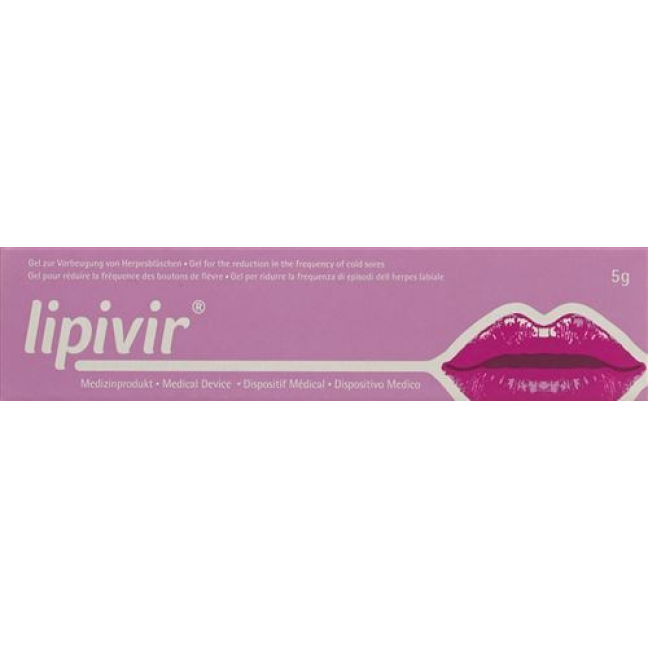 lipivir prophylaxis against cold sores Tb 5 g