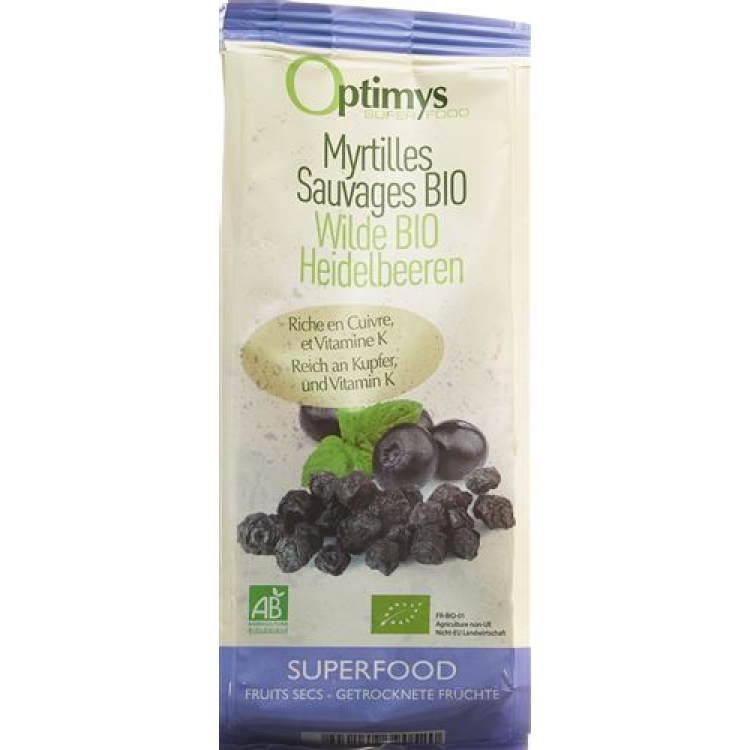 Optimys blueberries wild Bio 180 ក្រាម។