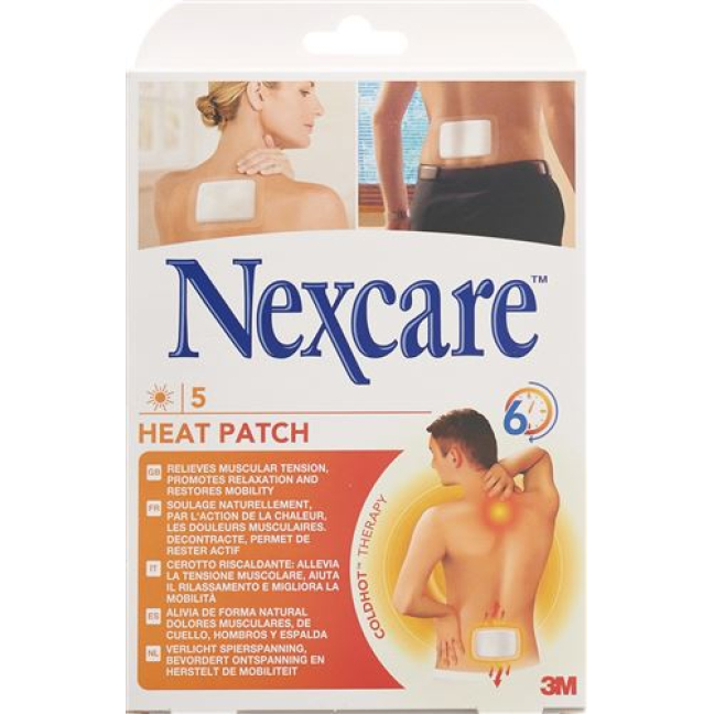 3M Nexcare Heat Patch 9.5 x 13 cm 5 pcs