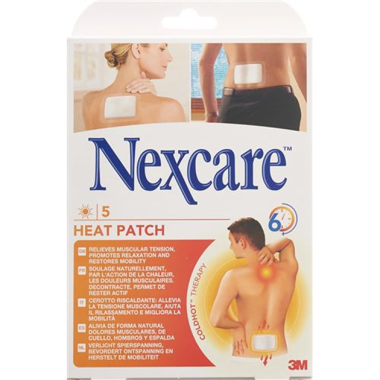 3M Nexcare Warmtepleister 9,5 x 13 cm 5 st