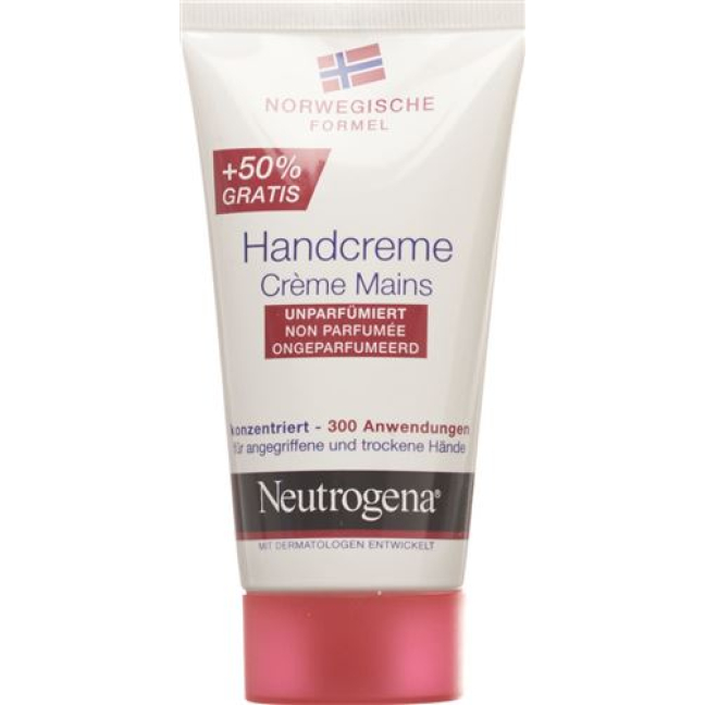 Neutrogena hand cream unscented 50ml+50% free 75 ml