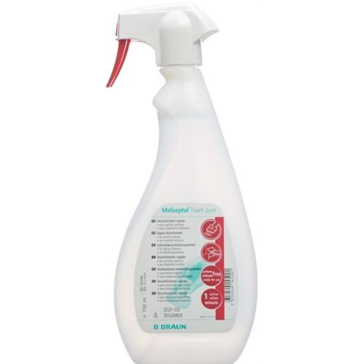 Meliseptol Schuim Puur Spr 750 ml