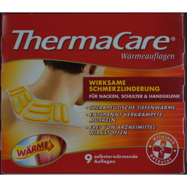 ThermaCare® משענת כתף צוואר 9 יחידות