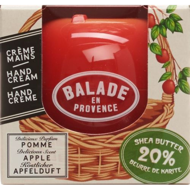 Balade en Provence hand cream apple can 30 ml