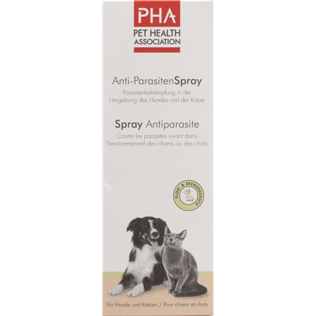 PHA anti-parasitic spray solvent for dogs and cats 150 ml