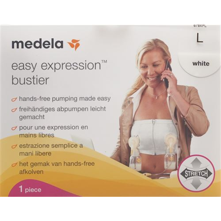 Medela Easy Expression Bustier L weiss