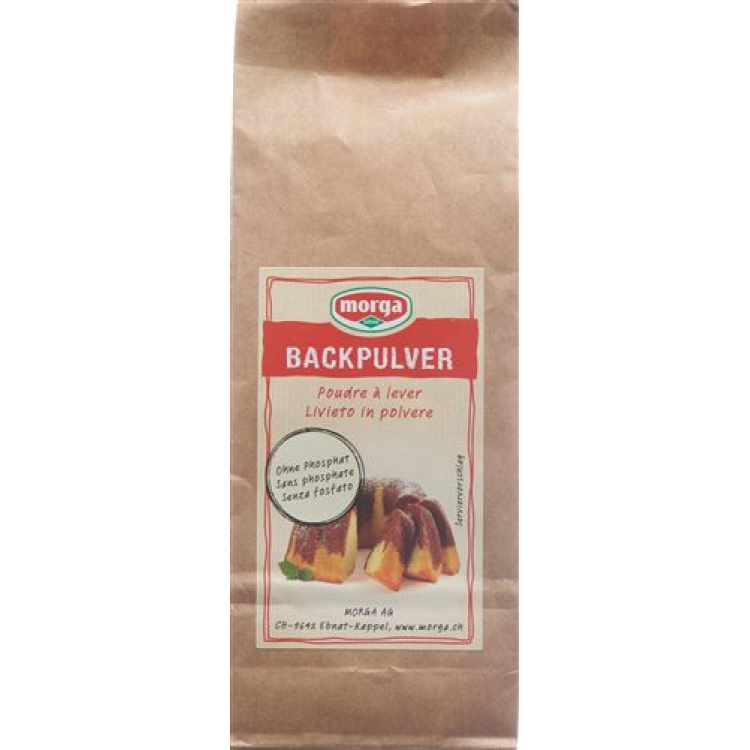 Morga bagepulver uden fosfat bag 200 g