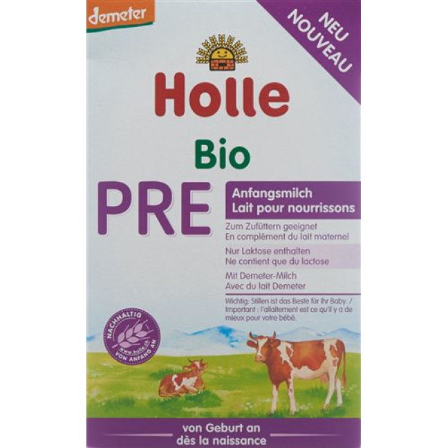 Holle Organic Infant Formula PRE Plv 400 g