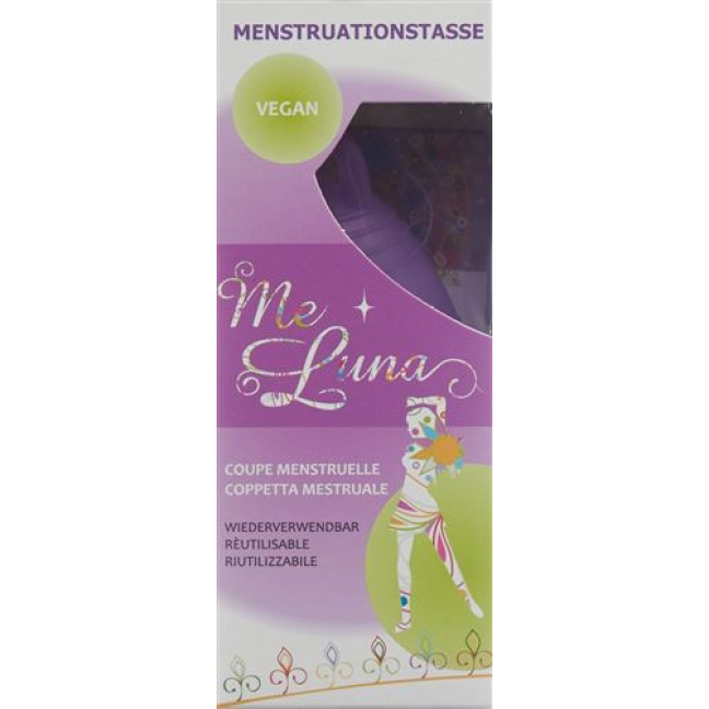Me Luna Menstrual Cup Classic Sho M Ring Purple