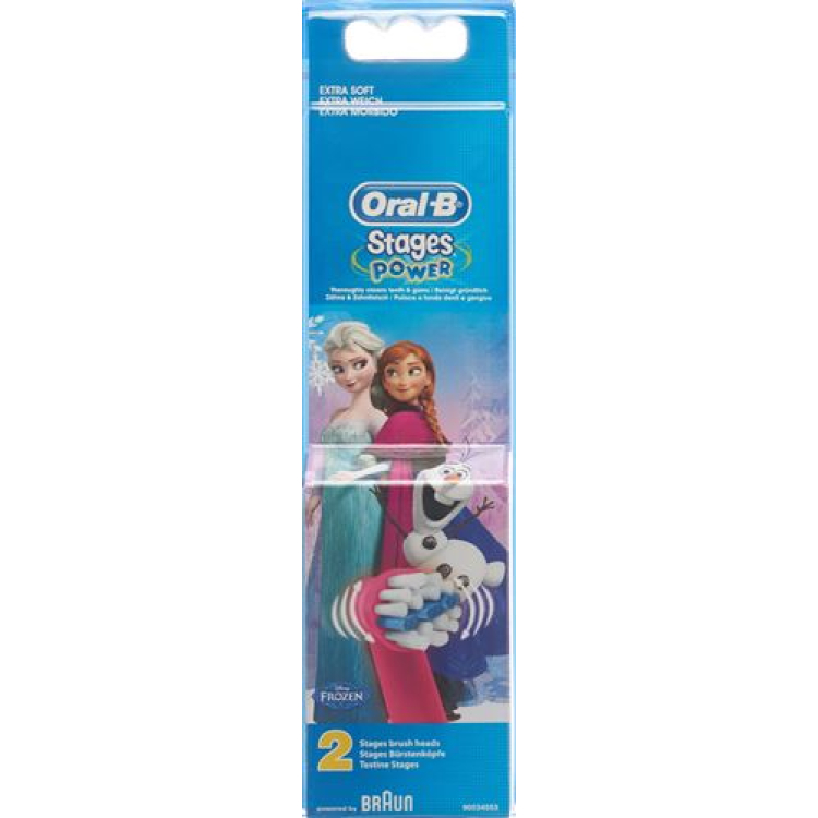 Oral-B Stages Power Brush Heads ice queen 2 pcs