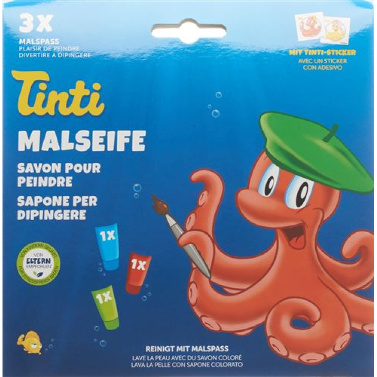 Tinti Painting Soap 3-Pack German / French / Italian