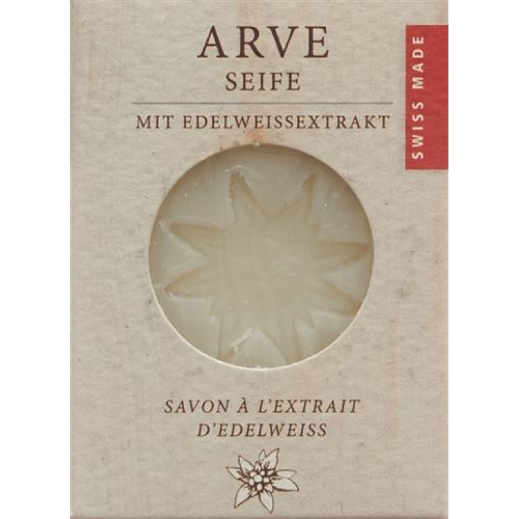 សាប៊ូ Aromalife ARVE ជាមួយ Edelweiss extract carton 90 ក្រាម។