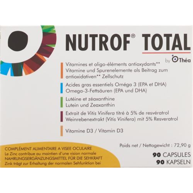 Nutrof Total Vit Spurene Omega-3 + Vitamin D3 90 capsules