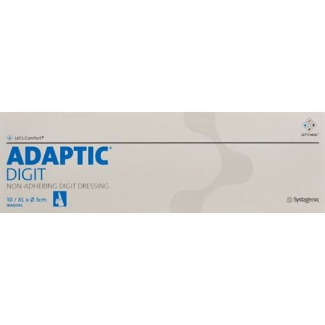 ADAPTIC DIGIT bandage pour les doigts extra large stérile 10 pcs