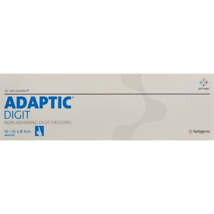 ADAPTIC DIGIT хурууны боолт нэмэлт том ариутгасан 10 ширхэг