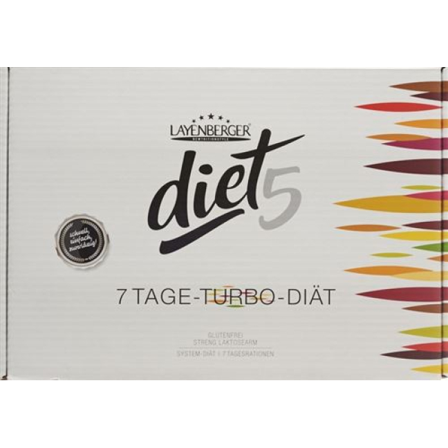 Layenberger diet5 7 day turbo diet package assorted 35 pieces