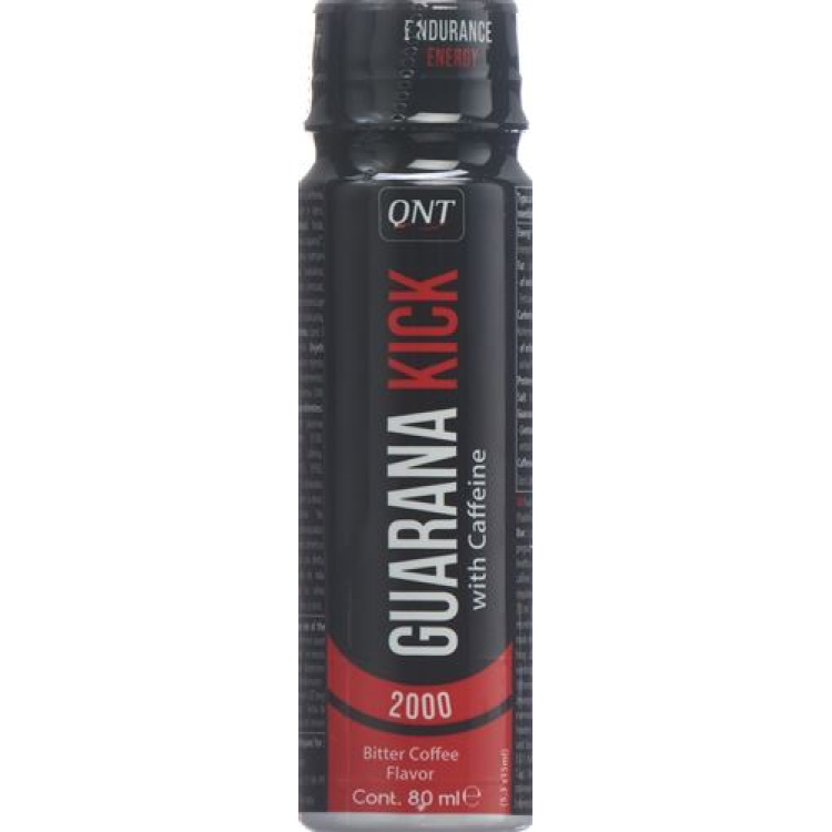 QNT Guarana Kick 2000 shot Guarana kofeiini + 80 ml