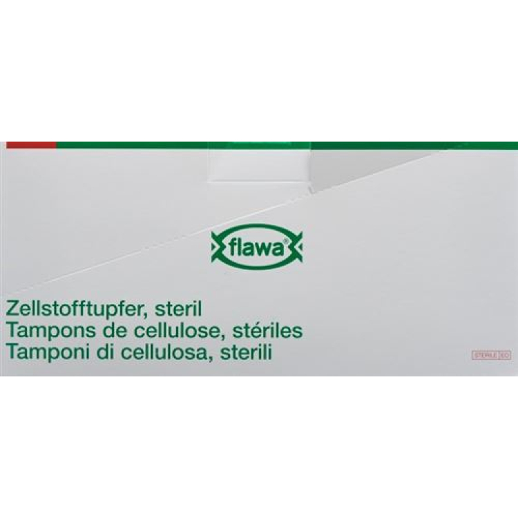 Flawa Cellulose Swabs 4x5cm steriel 50 x 3 st