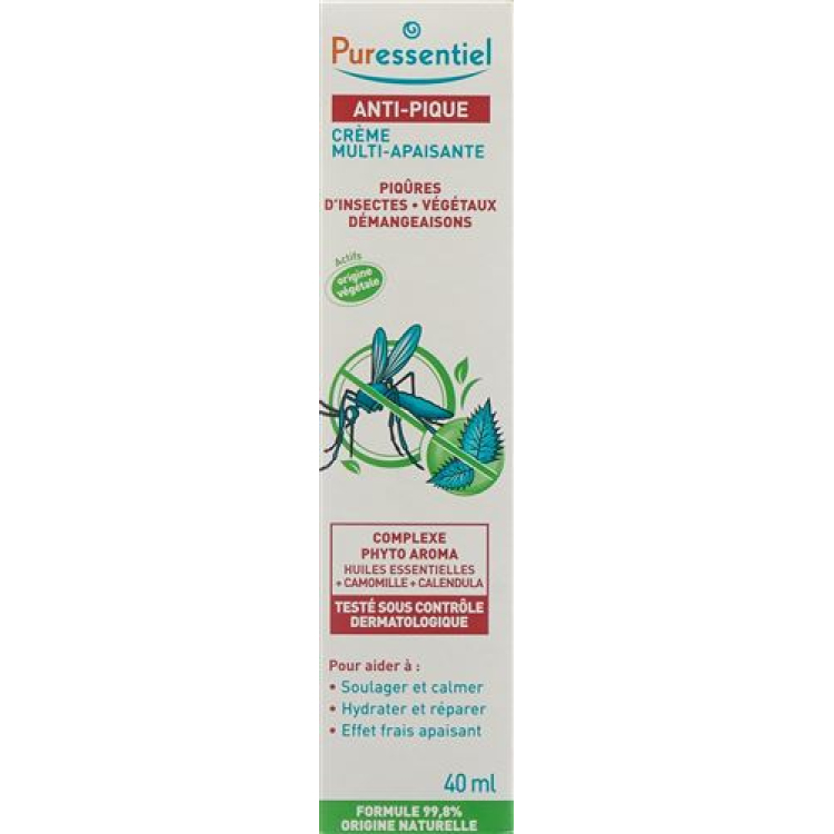 Puressentiel Καταπραϋντική Κρέμα κατά της Ράμματος 40ml Tb