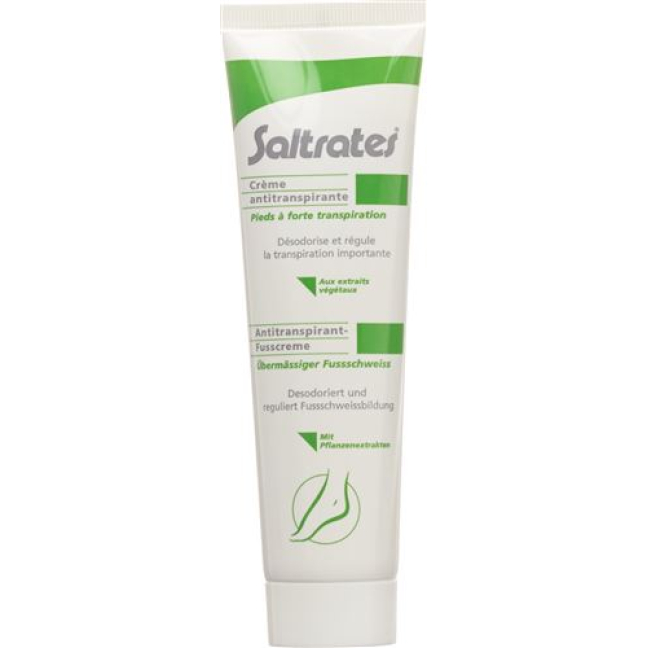 Saltrates Anti-transpirant Voetcrème Tb 100ml