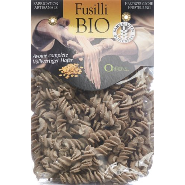 Optimys Whole Grain Oat Fusilli Bio Bag 200 g