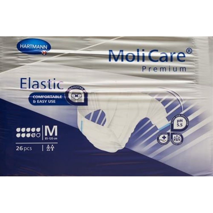 Elastic MoliCare 9 M bag 26 հատ