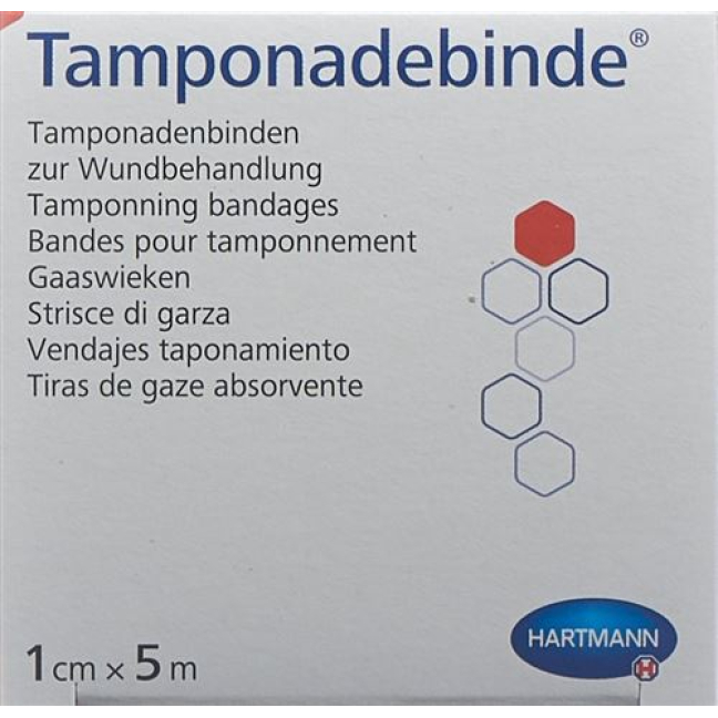 DermaPlast Tamponadebinde 1cmx5m sterilan