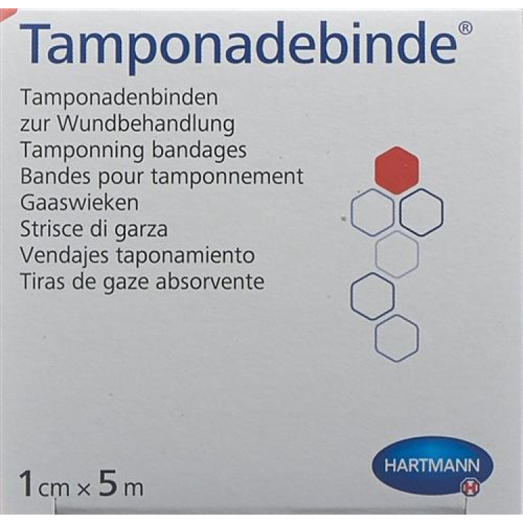 DermaPlast Tamponadebinde 1cmx5m 무균