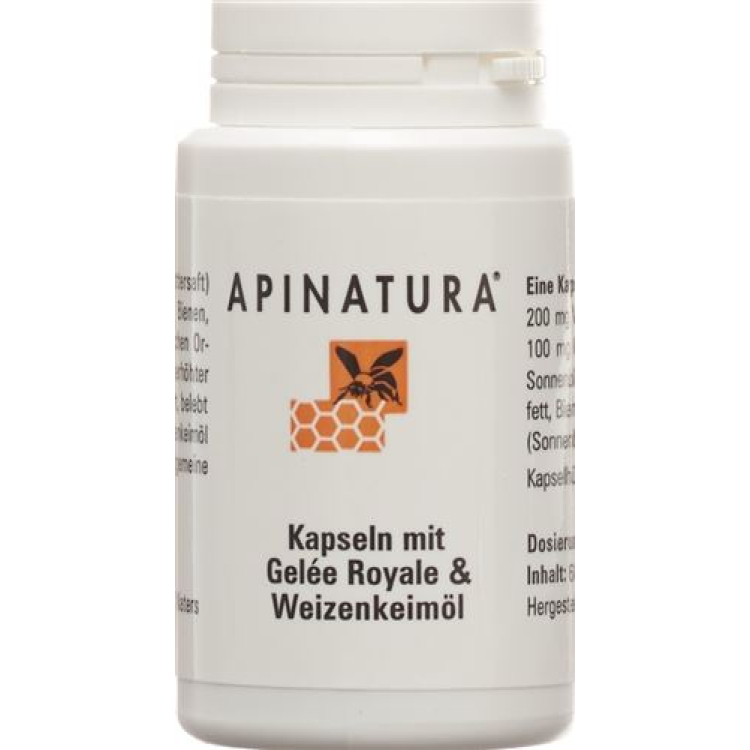 Apinatura Royal Jelly Hvedekimsolie 60 stk