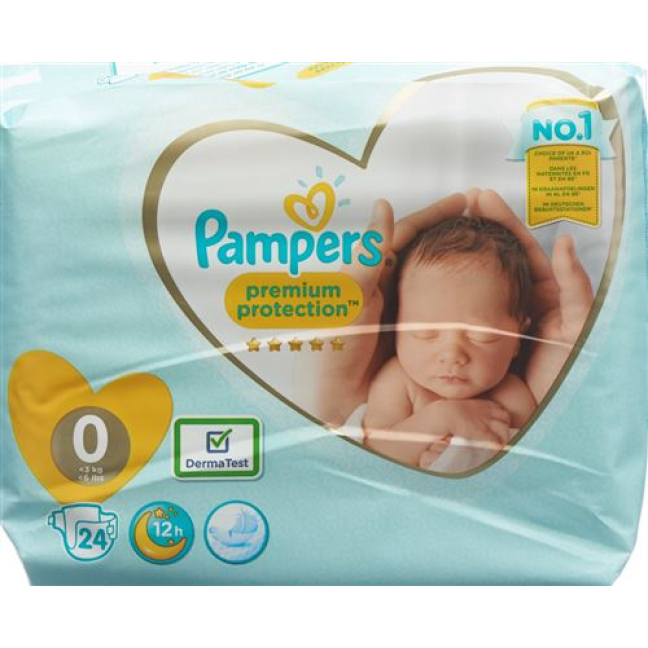 Pampers New Baby Micro 1-2.5kg Pack de transporte 24 uds