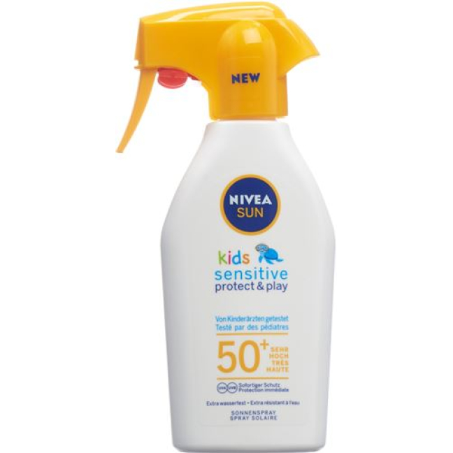 Nivea Sun Kids Protect & Play Sensitive Sun Spray SPF 50+ Trigger 300 ml